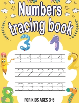 Paperback Numbers tracing book: Have Fun Learning Easy - Math Activity Book for Preschoolers and toddlers Beginning to write numbers - Trace Numbers P Book