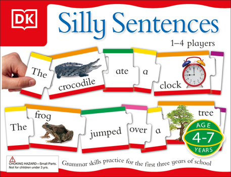Paperback DK Toys & Games: Silly Sentences: Grammar Skills Practice for the First 3 Years of School Book