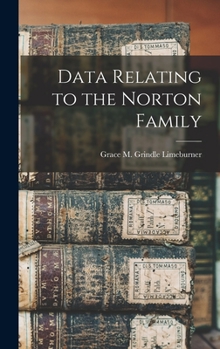 Hardcover Data Relating to the Norton Family Book