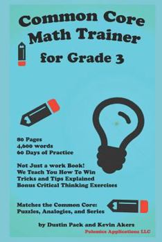 Paperback Common Core Math Trainer for Grade 3 Book