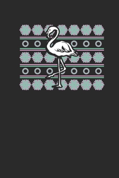 Paperback Ugly Christmas Flamingo: Graph Paper Notebook (6" x 9" - 120 pages) Christmas Themed Notebook for Daily Journal, Diary, and Gift Book