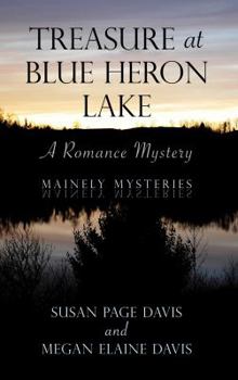Hardcover Treasure at Blue Heron Lake [Large Print] Book