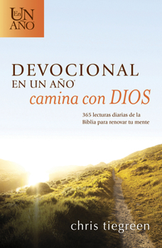 Paperback Devocional En Un Año -- Camina Con Dios: 365 Lecturas Diarias de la Biblia Para Renovar Tu Mente [Spanish] Book
