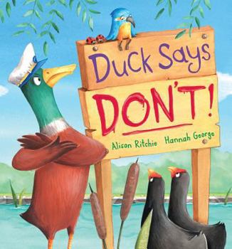 Hardcover Duck Says Don't Book