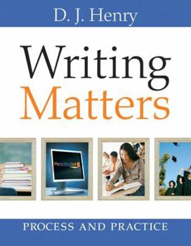 Paperback Writing Matters: Process and Practice Book