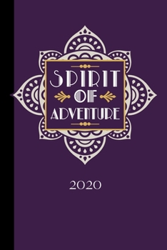 Spirit Of Adventure 2020: Weekly Planner Journals for Teen Girls Women Her, Vintage Style, Notebook Organiser, Week Per Page, 50 Pages Ruled White Paper, 106 pages