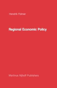 Paperback Regional Economic Policy: Measurement of Its Effect Book