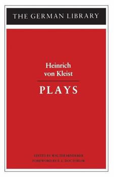 Hardcover Heinrich Von Kleist Plays (English and German Edition) Book
