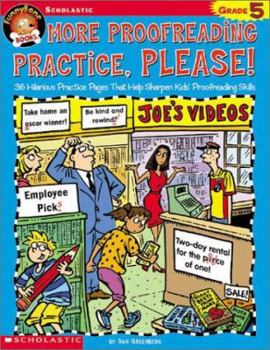 Paperback Funnybone Books: More Proofreading Practice, Please!: Grade 5 Book