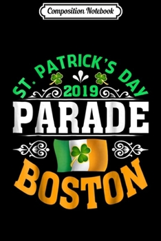 Paperback Composition Notebook: St Patrick's Day Distressed Shamrock gift for Irish Journal/Notebook Blank Lined Ruled 6x9 100 Pages Book