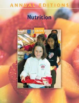 Paperback Annual Editions: Nutrition 08/09 Book