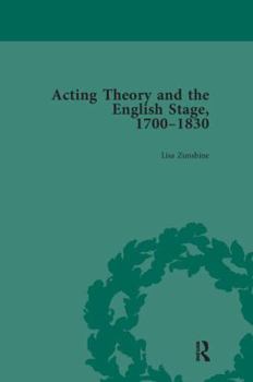 Paperback Acting Theory and the English Stage, 1700-1830 Volume 1 Book