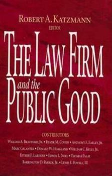 Paperback The Law Firm and the Public Good Book