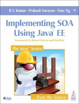 Paperback Implementing SOA Using Java EE Book