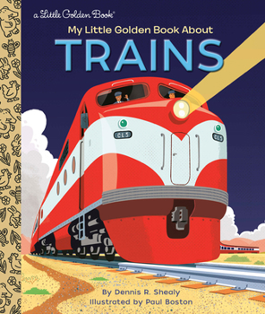 Hardcover My Little Golden Book about Trains Book