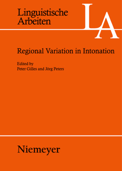Paperback Regional Variation in Intonation Book