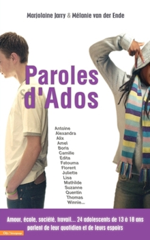 Paperback Paroles d'ados [French] Book