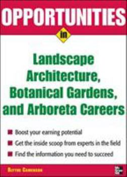 Paperback Opportunities in Landscape Architecture, Botanical Gardens and Arboreta Careers Book