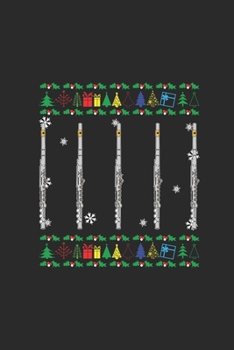 Christmas Flute: Dotted Bullet Notebook (6" x 9" - 120 pages) ~ Christmas Themed Notebook for Daily Journal, Diary, and Gift