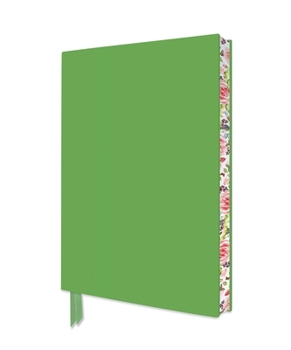 Leather Bound Spring Green Artisan Notebook (Flame Tree Journals) Book