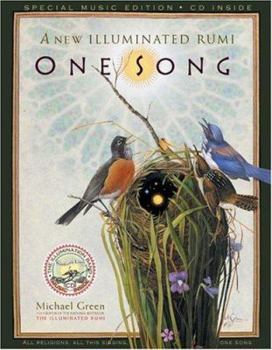Hardcover One Song: A New Illuminated Rumi [With CD] Book