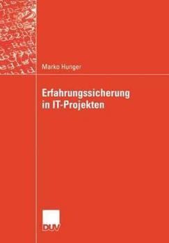 Paperback Erfahrungssicherung in It-Projekten [German] Book