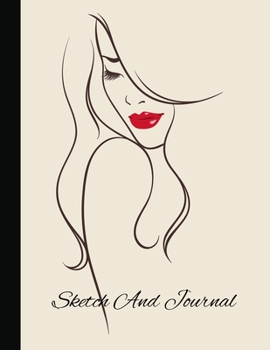 Sketch & Journal: Large Plain Paper Sketchpad & Notebook with Blank Paper to Draw on & Lined Paper to Write on ( Large Sketchpad for Drawing & Journaling, 8.5 x 11)