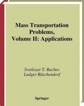 Paperback Mass Transportation Problems: Applications Book