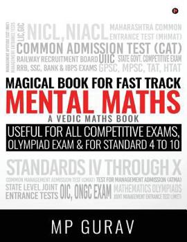 Paperback Magical Book For Fast Track Mental Maths: A Vedic Maths Book