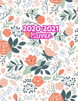 2020-2021 Planner: Two Year Calendar Organizer and Goal Journal | January 2020 - December 2021 Daily, Weekly and Monthly Planner Book with Back Sticker Expression Wall for 2 Years | Design Code 269960