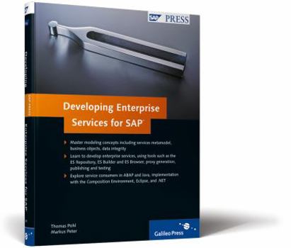 Hardcover Developing Enterprise Services for SAP Book