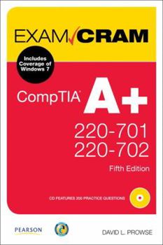 Paperback CompTIA A+ 220-701 and 220-702 [With CDROM] Book