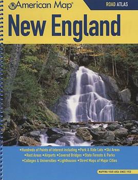 Spiral-bound New England Road Atlas Book
