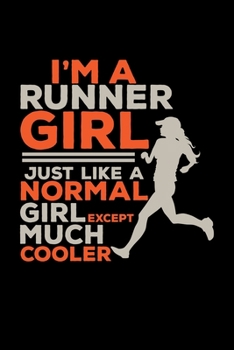 Paperback I'm a runner girl: 6x9 Jogging - grid - squared paper - notebook - notes Book