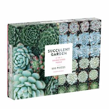 Toy Succulent Garden 2-Sided 500 Piece Puzzle Book