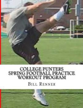 Paperback College Punters Spring Football Practice Workout Program Book
