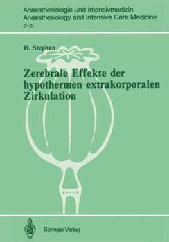Paperback Zerebrale Effekte Der Hypothermen Extrakorporalen Zirkulation [German] Book