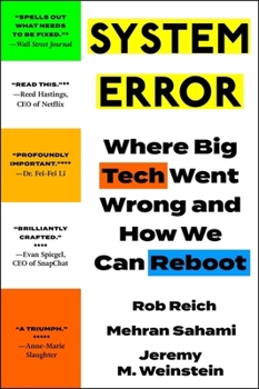 Paperback System Error: Where Big Tech Went Wrong and How We Can Reboot Book