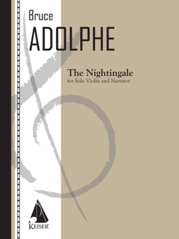 Paperback The Nightingale for Solo Violin and Narrator: Performance Score Book
