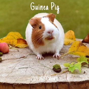 Guinea Pig 2021 Wall Calendar: Cute Guinea Pig 2021 Wall Calendar, 18 Months.