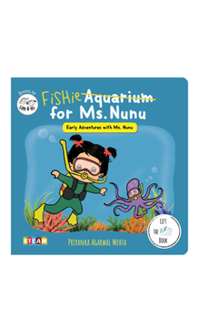 Board book Aquarium for Ms. Nunu: Stem Baby Board Book Interactive Lift-The-Flap Book for Toddlers Builds Vocabulary Birthday Gift for Kids, Infants, and Newborn Book