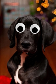 Googly Eye Great Dane: 100-page blank lined journal featuring a great dane with googly eyes