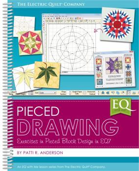 Spiral-bound Pieced Drawing: Exercises in Pieced Block Design in Eq7 Book