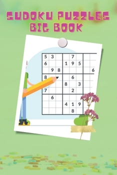 Paperback Sudoku Puzzles Big Book: 30 easy to hard sudoku puzzles book