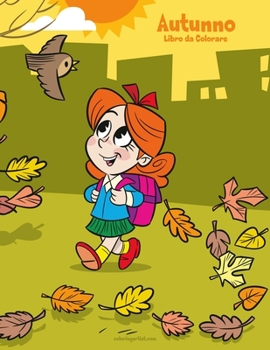 Paperback Autunno Libro da Colorare 1 [Italian] Book
