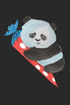 Paperback Panda Bear School Notebook: Graph Paper Journal 6x9 - 120 Pages Book