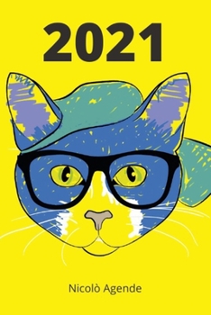 Paperback Agenda 2021: settimanale, con tema gatti, ottima per non perdere i tuoi appuntamenti [Italian] Book
