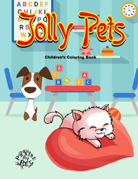 Paperback Jolly Pets: Children's Coloring Book