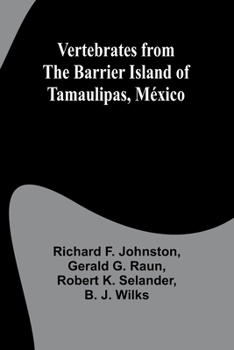 Paperback Vertebrates from the Barrier Island of Tamaulipas, México Book