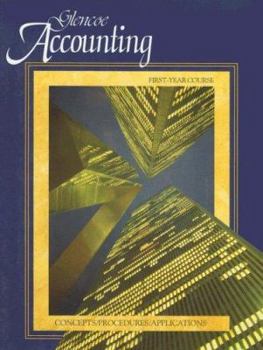 Hardcover Glencoe Accounting: Concepts/Procedures/Applicatons, Student Edition Book